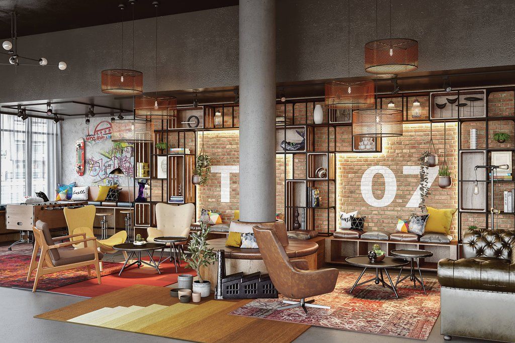 Отель Moxy Duesseldorf South Экстерьер фото